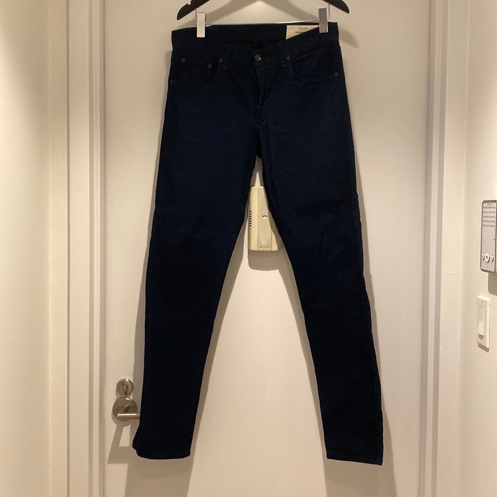 Rag & bone mens navy corduroy